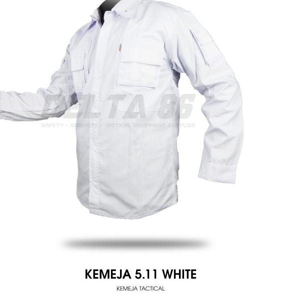 Kemeja Tactical 5.11 Kemeja 511 - Putih, S