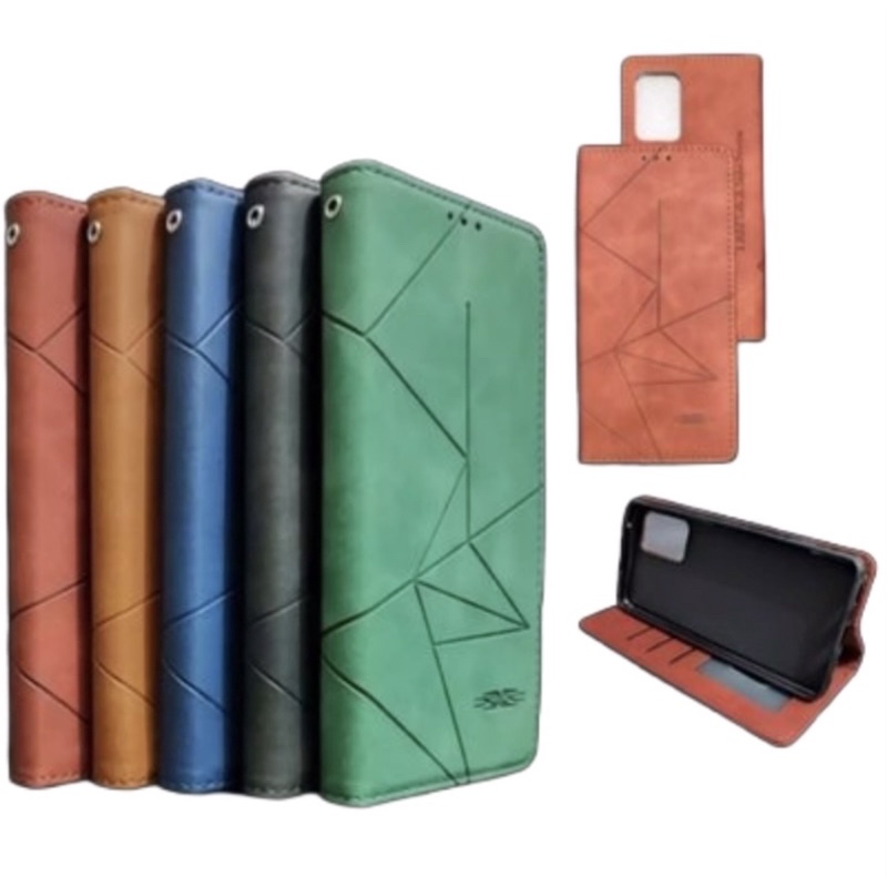 Case Dompet Kulit Magnet Premium For VIVO Y51 2015 Y51S Y71 Y81 Y83 Y85 Y91 Y93 Y95 Y91C Y1S Leather Case Magnet Kulit Premium Flip Cover Kulit Casing Lipat
