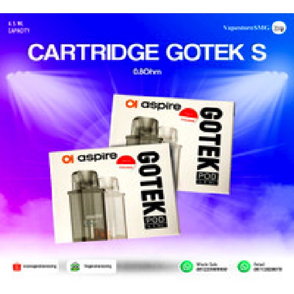 CATRIDGE GOTEK S 0.8 ORIGINAL