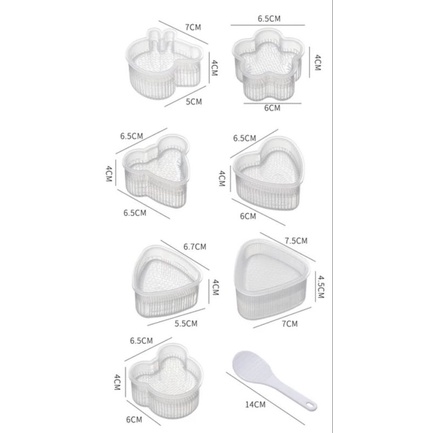 Termurah Cetakan Nasi Sushi / Onigiri / Onigiri Bentuk Segitiga Lucu