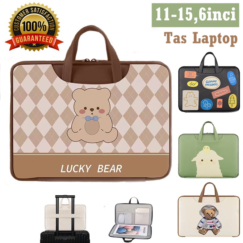 Tas Laptop 14 Inci Wanita Lucu untuk Macbook Personalized Premium Tas Laptop 15Inci Jinjing untuk Le