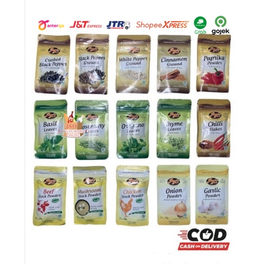 ( JSO ) JAYS SEASONING POWDER JAY'S / JAY / BUMBU DAPUR / BUMBU MASAK INSTAN SASET GARLIC POWDER OREGANO PARSLEY BLACK PEPPER JAYS SACHET ALL VARIAN