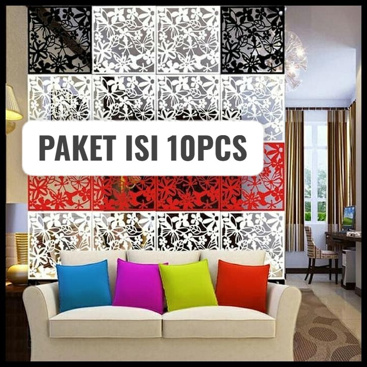 PROMO PARTISI RUANGAN 1 SET ISI 6 PCS UKURAN 40 X 40CM SUDAH ADA PENGAIT TINGGAL PASANG  Ukuran Dekorasi Rumah Pembatas Rumah  -TERMURAH