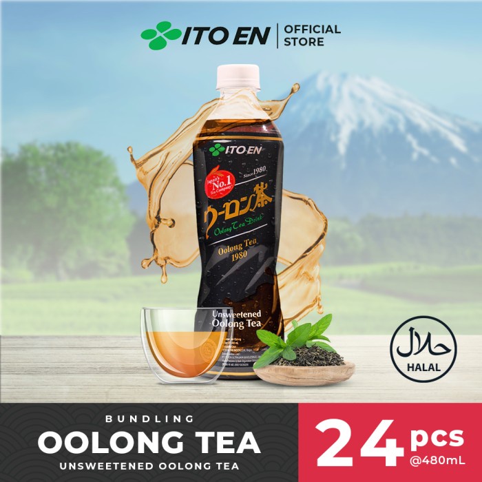 

ITO EN UNSWEETENED OOLONG TEA 480 ML @24 PCS - TEH OOLONG BEBAS GULA