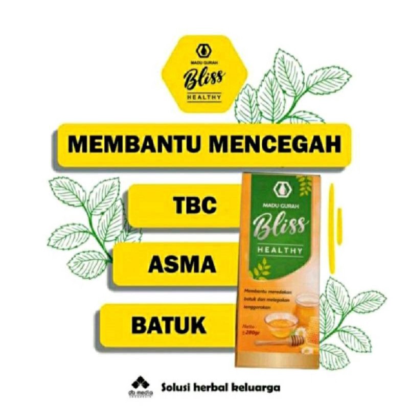 

MADU GURAH BLISS HEALTHY MENGATASI BATUK KRONIS DAN SESAK NAFAS 100℅ ASLI 2 pcs