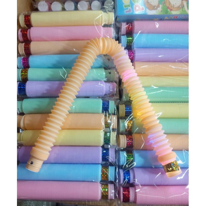 MAINAN VIRAL PIPA LED Light UP POP TUBES/MAINAN ANAK VIRAL