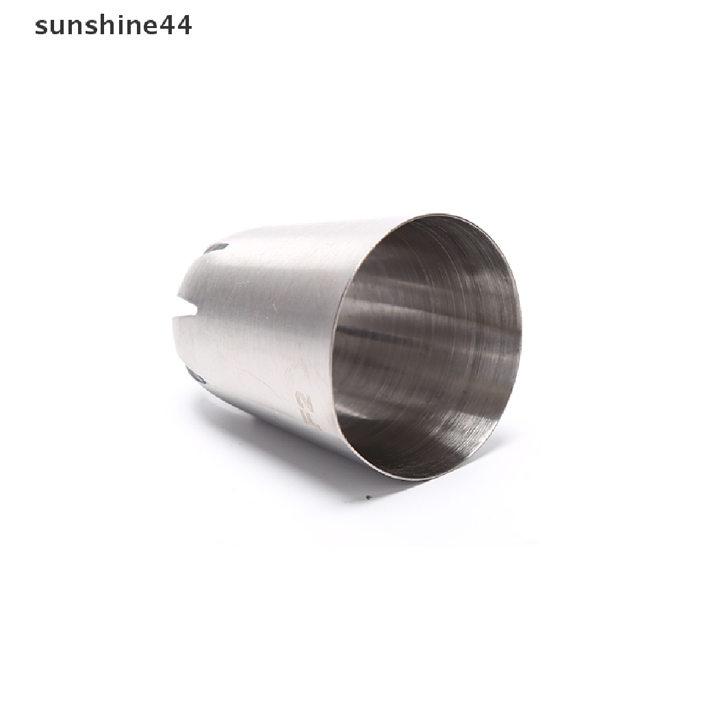 Sunshine Spuit Piping Stainless Steel Bentuk Bunga Mawar Ukuran Besar Untuk Dekorasi Kue