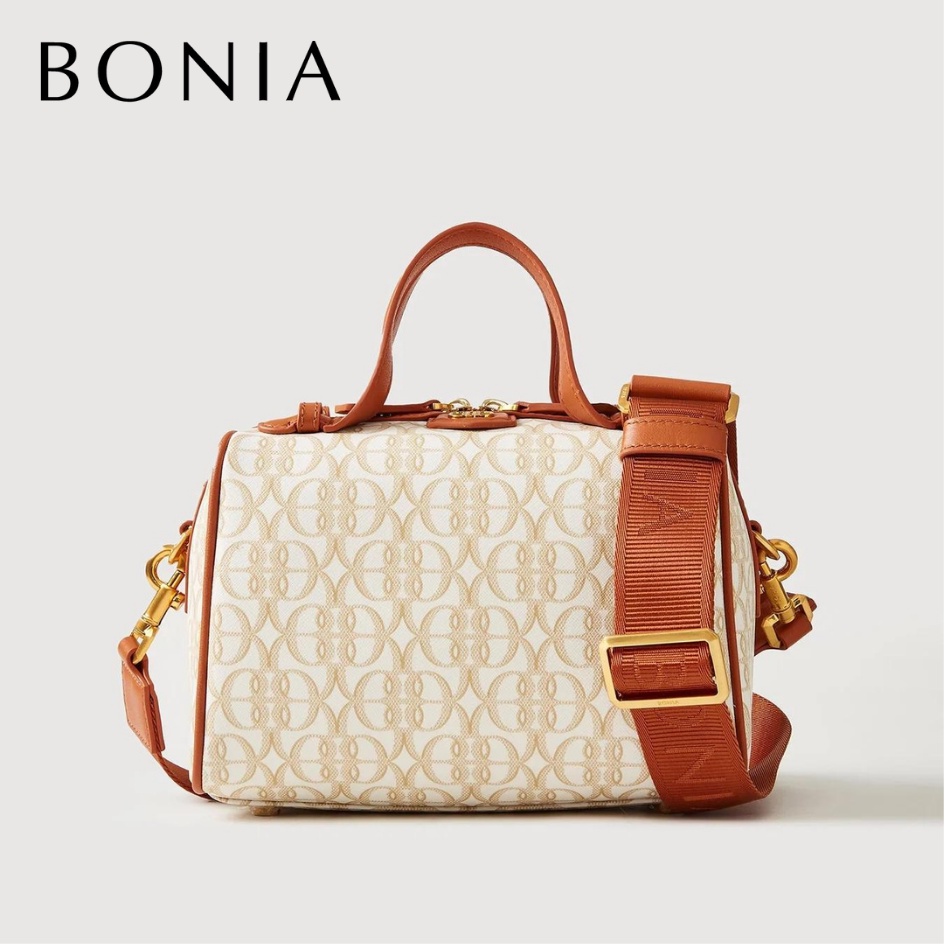 Bonia - La Luna Monogram Box Satchel Bag