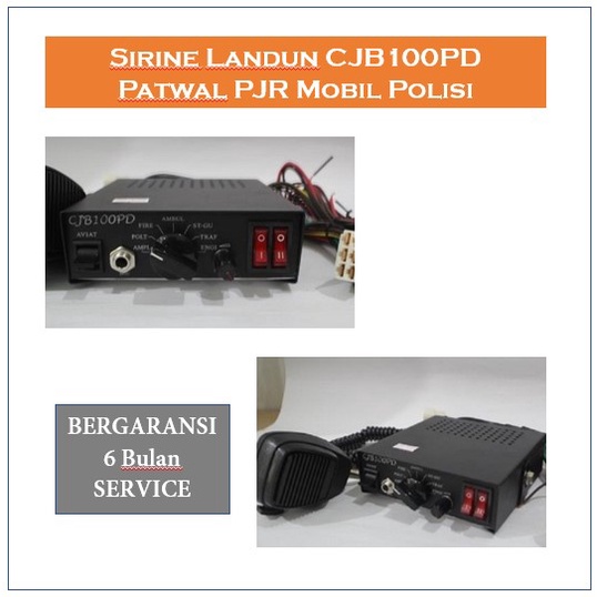 Sirine Landun CJB100PD Patwal suara bagus PJR Mobil Polisi Paspamres Landun Sirine Murah Best seller