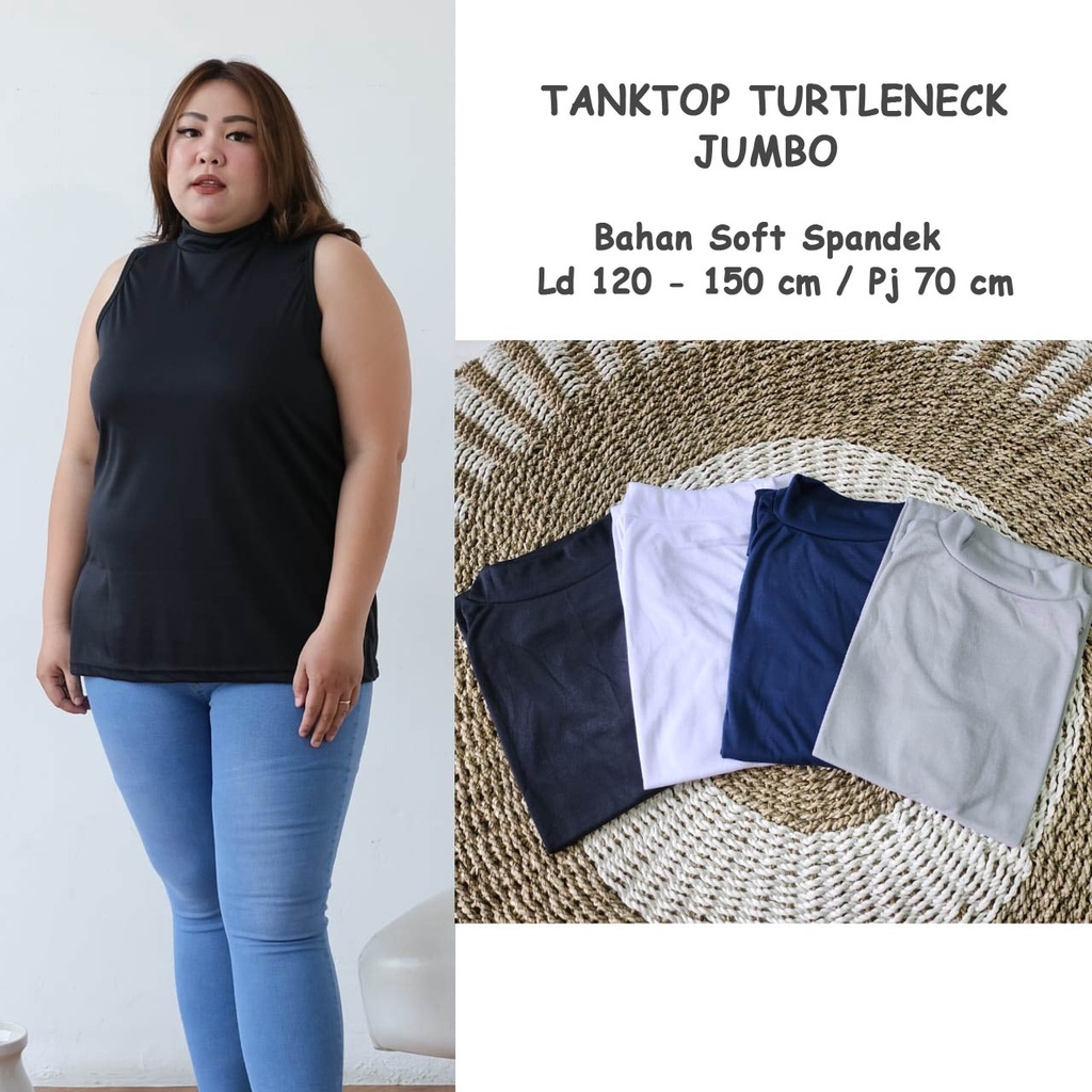 BIGCLO - (COD) UCanSee Tanktop Jumbo Wanita Singlet Big Size Inner Daleman Tank Top
