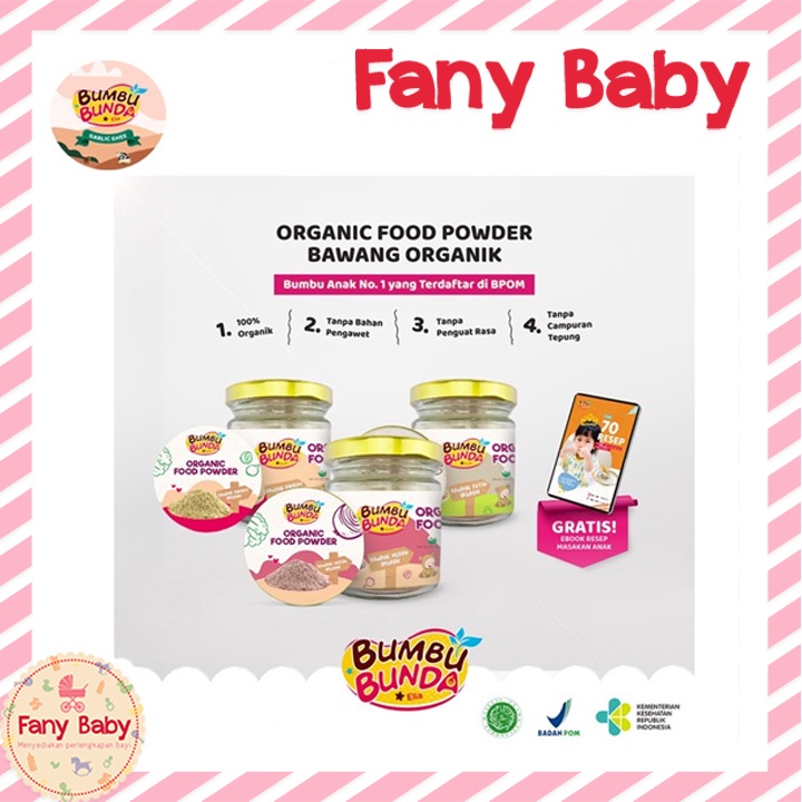 BUMBU BUNDA ORGANIC FOOD POWDER 40GR