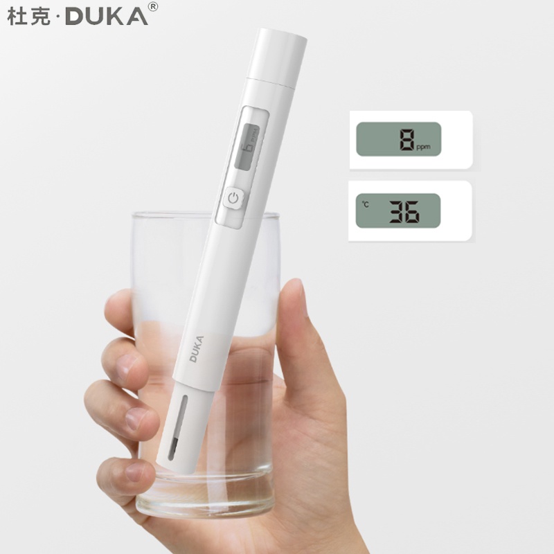 Duka TDS Meter/Temperature Tester Portable Detection Pens Test Pen Kualitas Air Ecpjg3 Tester Meter Digital Untuk Rumah