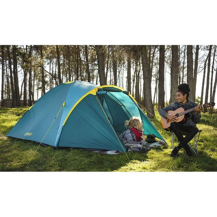 TENDA CAMPING DOME 4 ORANG MONTANA PAVILLO X4 TENT / 4P BESTWAY 68041 / TENDA CAMPING DOME 4 ORANG