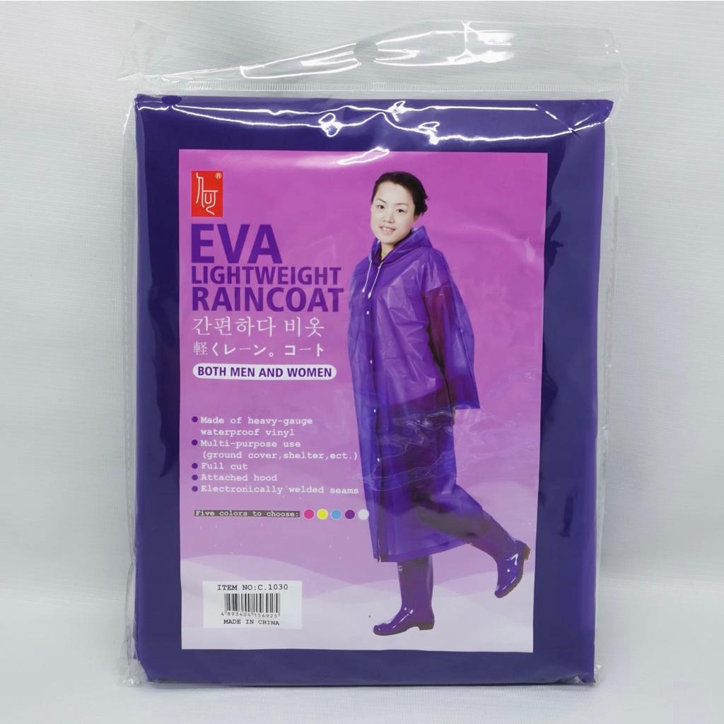 Jas hujan Eva lightweight Elastis Raincoat Dewasa