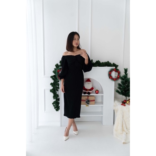 IWEARGRACIE - CAROL DRESS / DRESS WANITA / MIDI DRESS