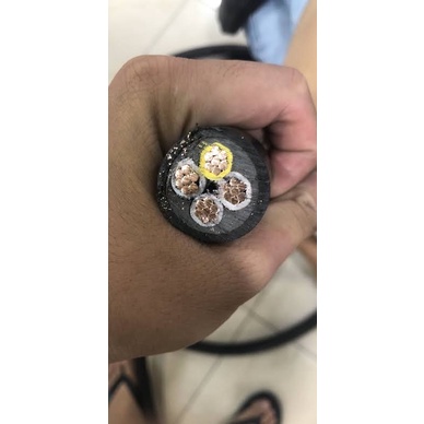 Kabel Listrik Nyy 4 X 25 Mm / 4X25 Mm Eterna Per Meter Kawat Ecer Cod