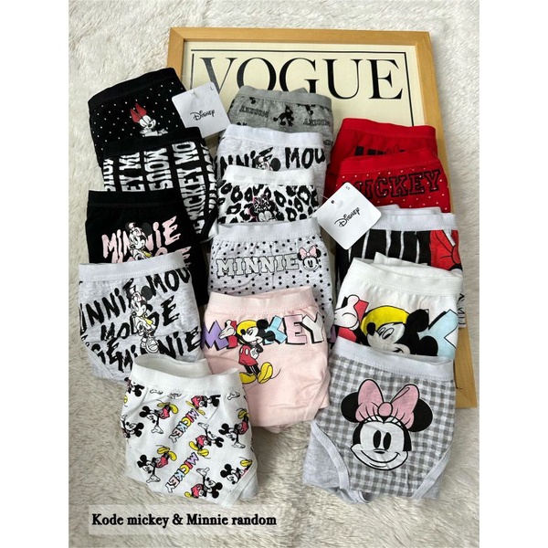 Disney karakter cotton panties