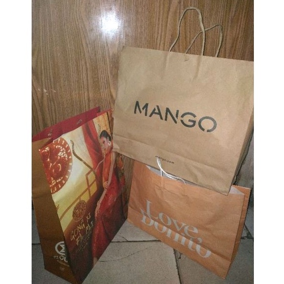 

Paper bag sogo,mango dll original