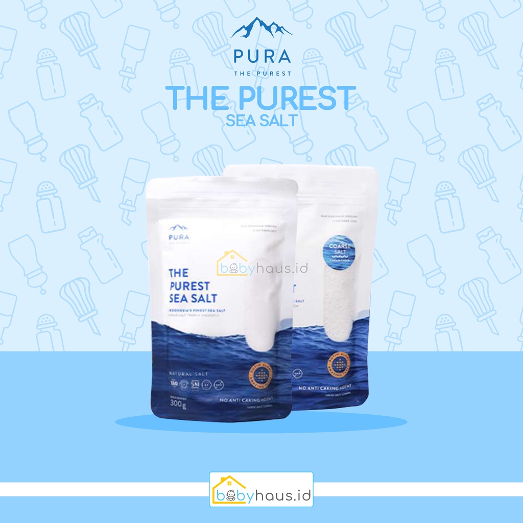 

PURA - PUREST SEA SALT FINE 300 GR