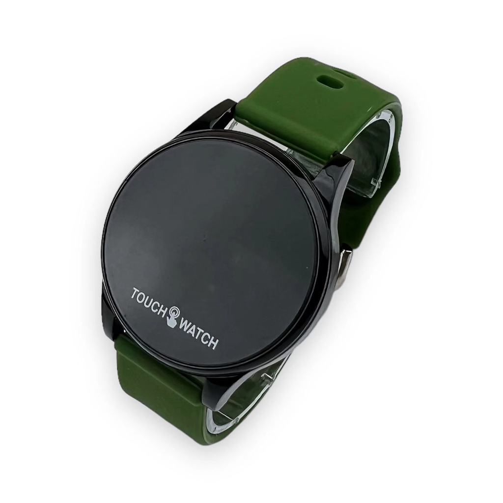 D.G.C✅COD Jam Tangan Pria Cowok Digital Led Rubber Touch Watch Terbaru import Murah M174