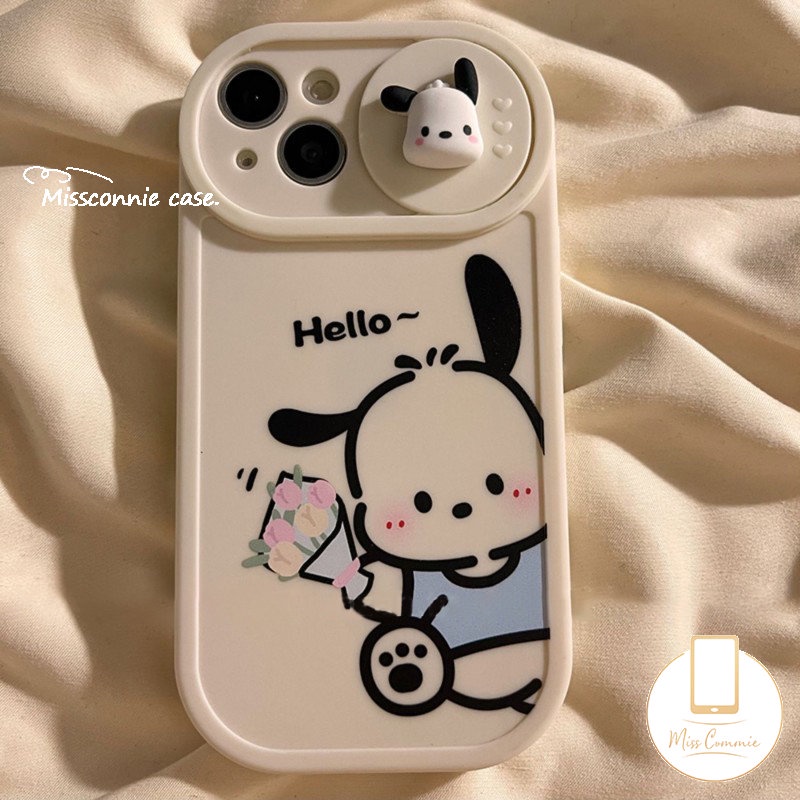 Soft Case TPU Motif Kartun Anak Anjing 3D Untuk IPhone 7 8 Plus X XS Max 11 Pro Max