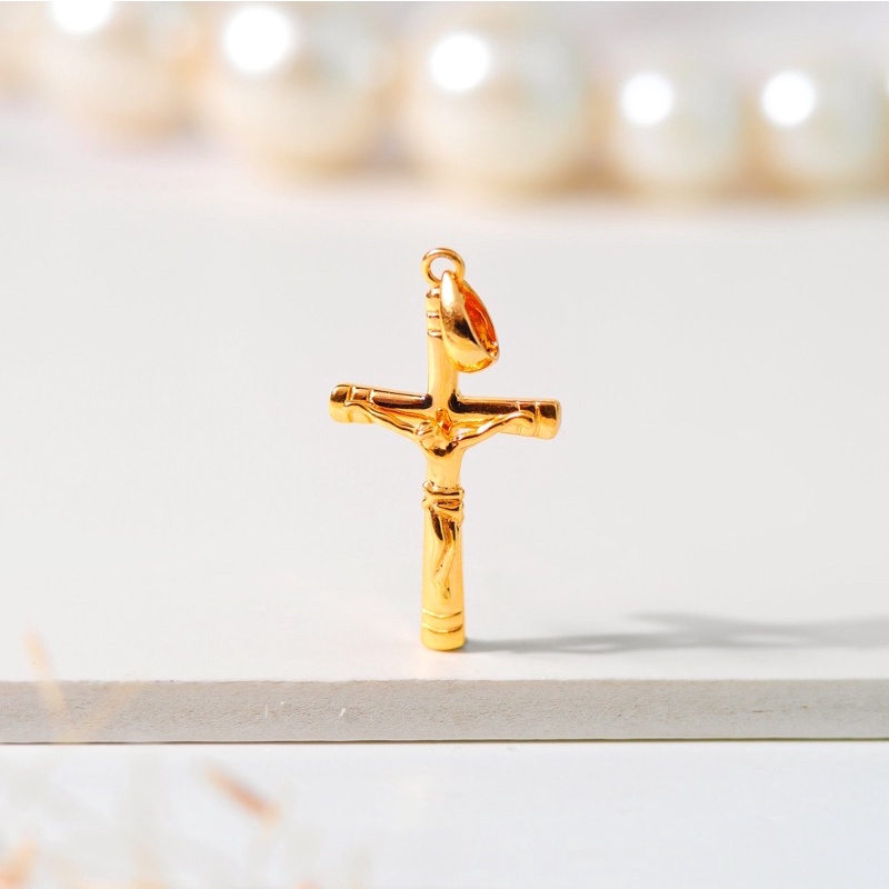 Liontin Emas Salib Variasi Yesus - Toko Emas Gadjah