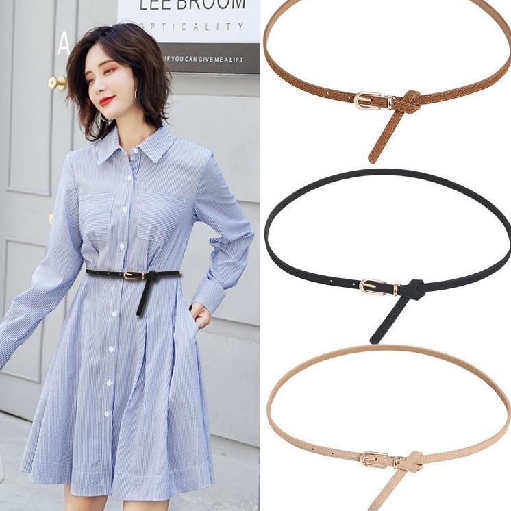 Belt Wanita Bahan kulit/Ikat Pinggang 7QQ