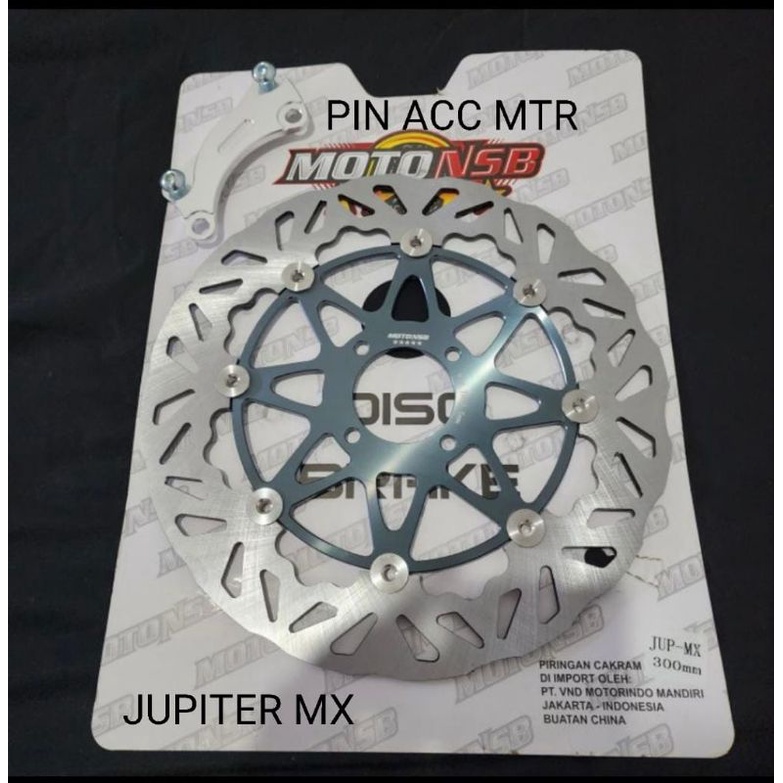 PIRINGAN DISC CAKRAM REM DEPAN MODEL COPY KTC UK 300MM PLUS BREKET JUPITER MX OLD JUPITER MX NEW PNP