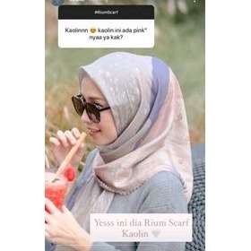 preloved  scarf iskanti warna kaolin