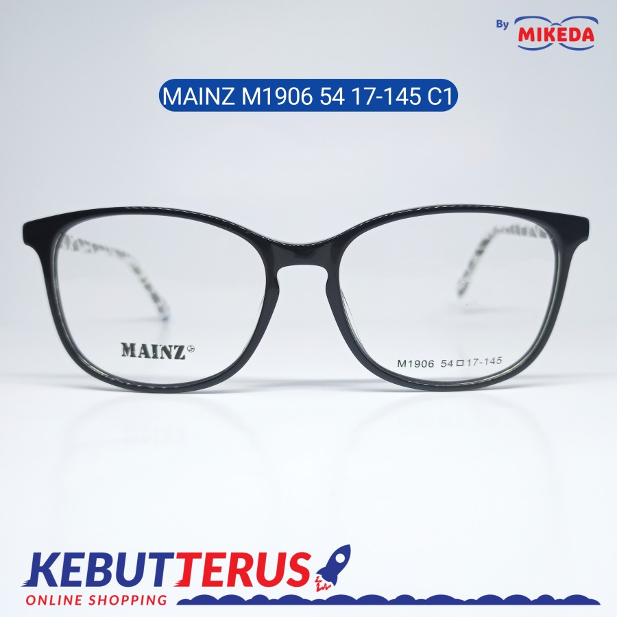 Mikeda-FRAME KACAMATA MAINZ M1906 54 17-145 C1 + LENSA(MINUS/CYLINDER)