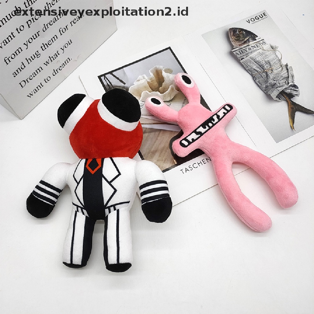 Mainan Boneka Stuffed Plush Hewan Monster Biru Lembut Untuk Anak