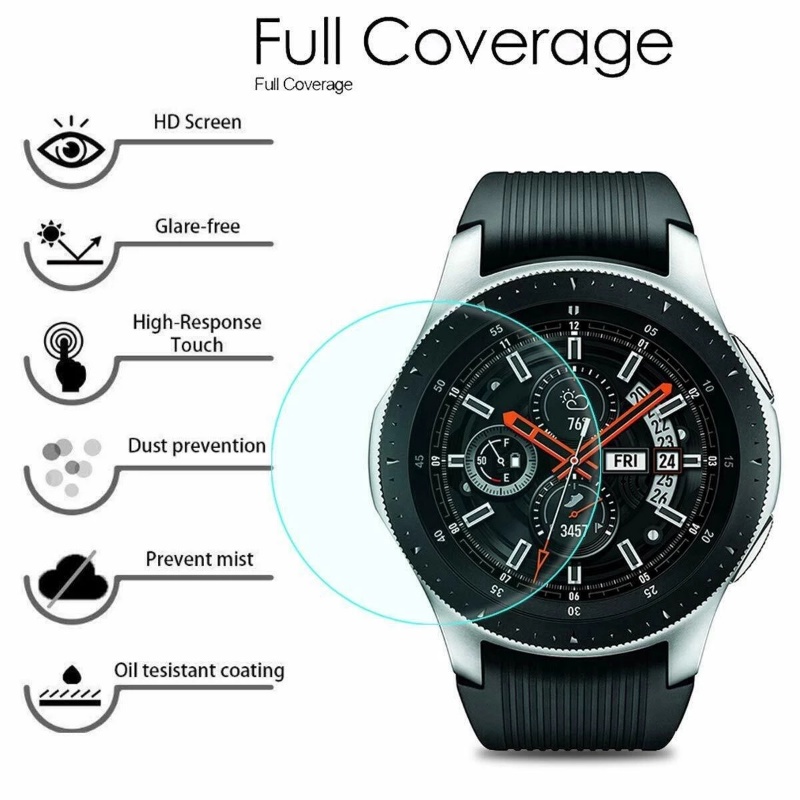 Pelindung Layar Tempered Glass HD Untuk Samsung Galaxy Watch 4 44mm 40mm / Watch4 Classic