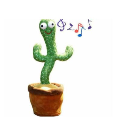 Mainan Kaktus Bergoyang Dancing Cactus Boneka Kaktus Goyang dan Bicara - bicara
