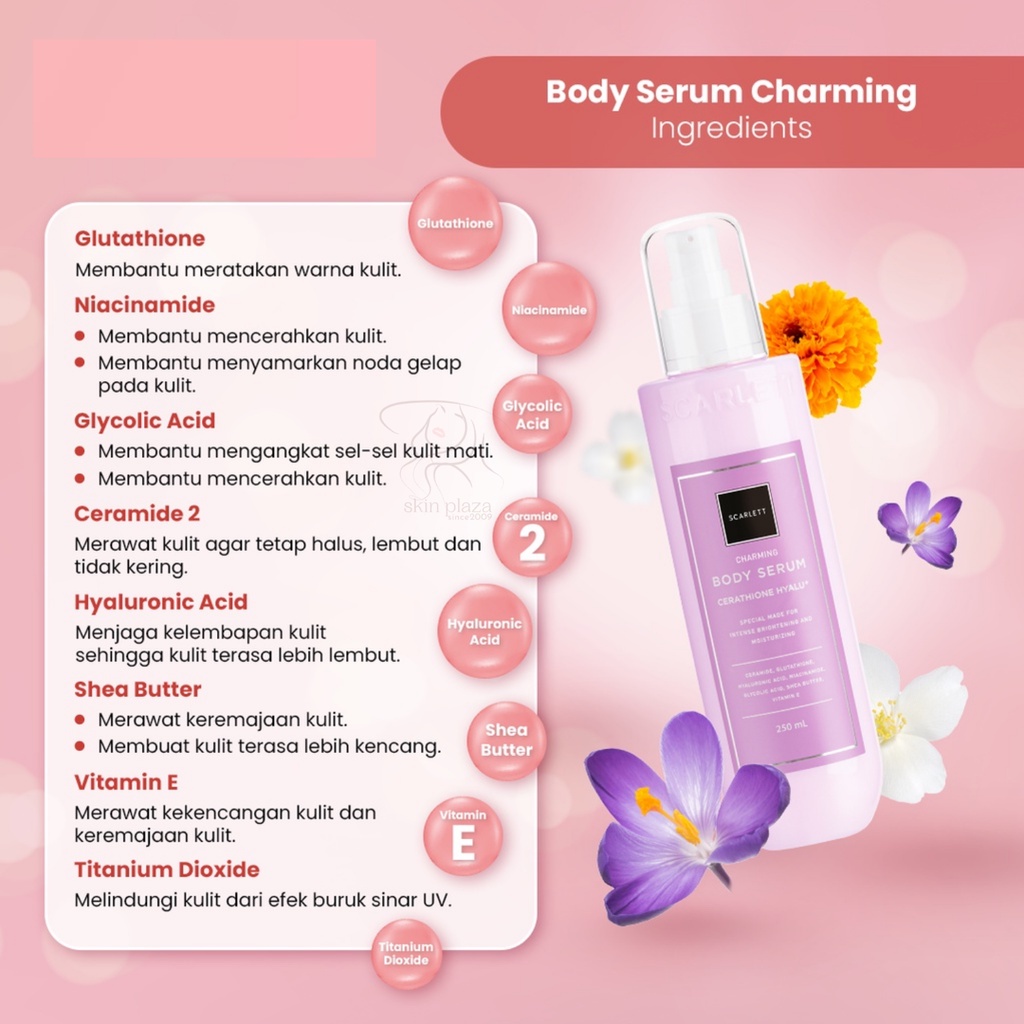SCARLETT WHITENING BODY SERUM HAPPY JOLLY CHARMING ORIGINAL