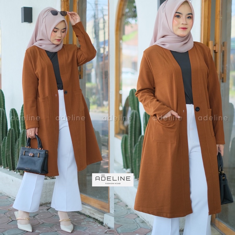 Milano Kardigan LD100 - Cardigan Wanita Korea Kasual Outer / R.7 - 293-6790