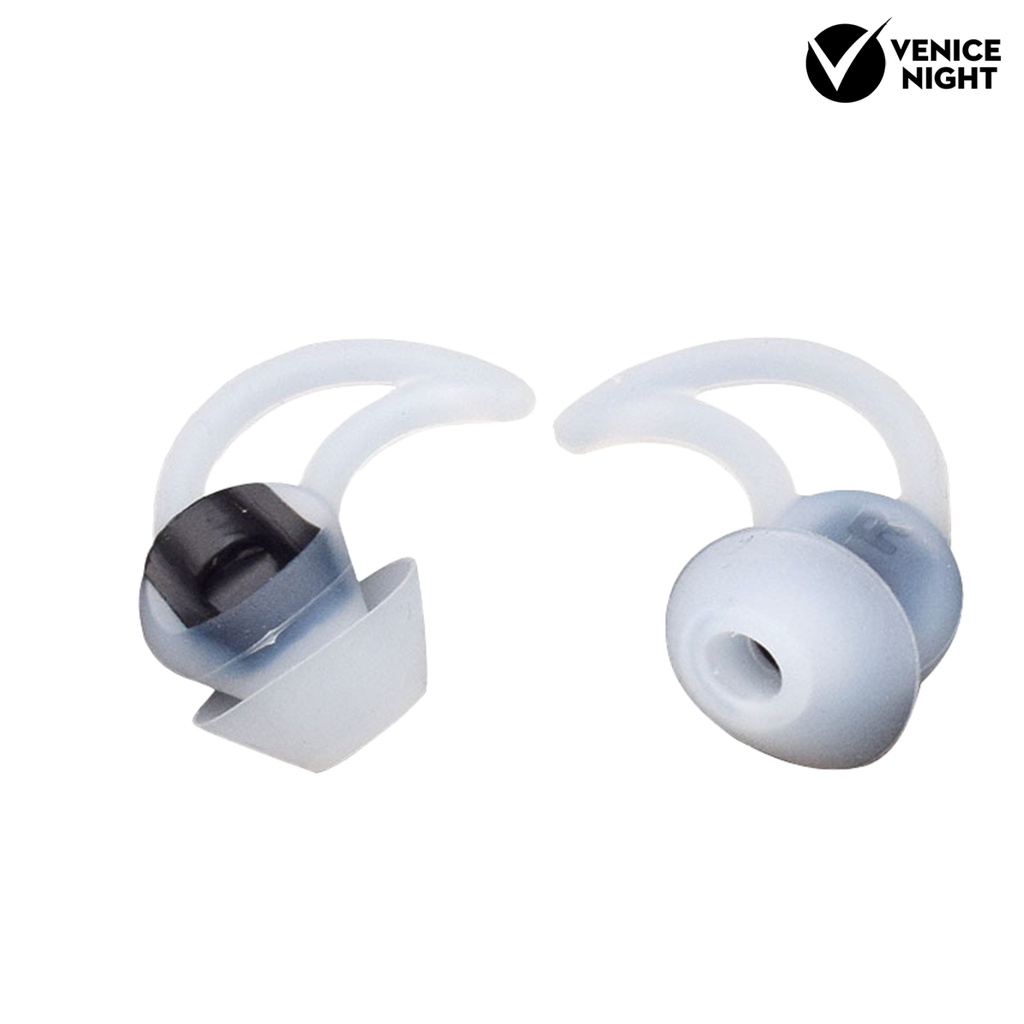 (VNEP) (Berkabel) 6Pcs Silicone In-Ear Earbud Tips Penutup Pelindung untuk BOSE Soundsport QC20 QC20i IE2 IE3