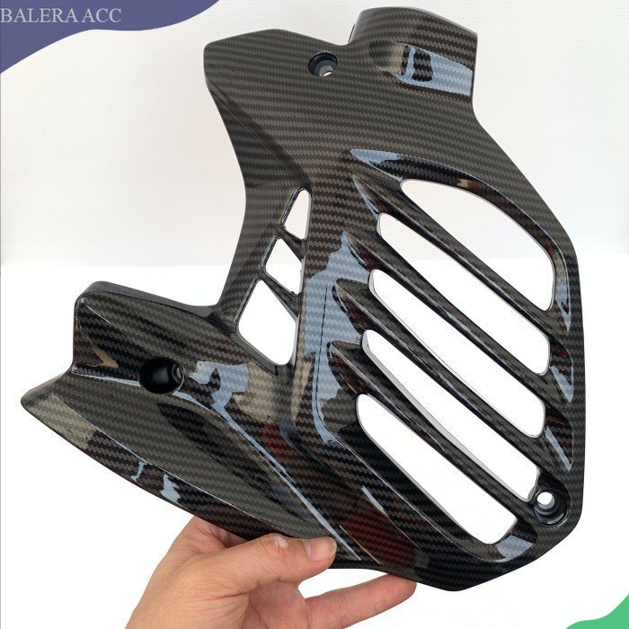 cover radiator NEW NMAX 2020 2021 karbon hitam kilap