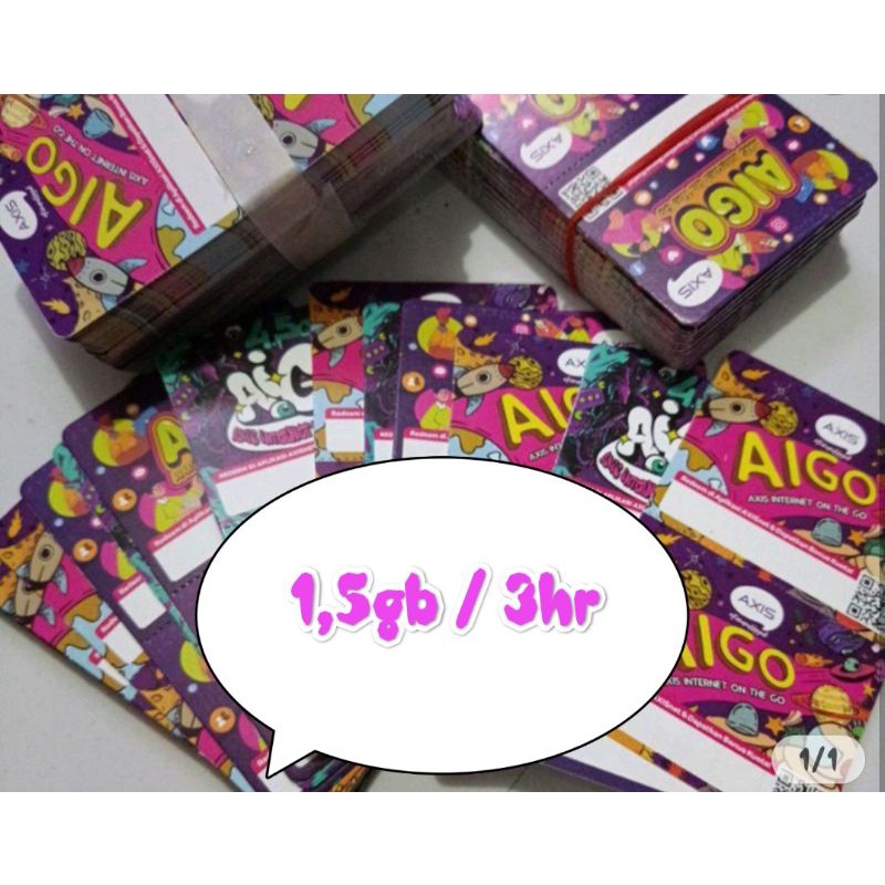 Vocer Axis 1gb/3hari