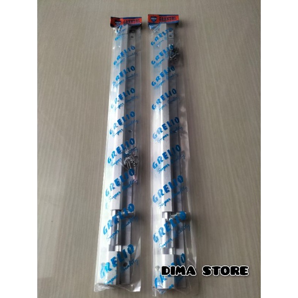 FREEPRODUK ASLI ( 2 pcs ) 60 Cm Terlaris Grendel Pintu Kupu Tarung Slot Gerendel Alumunium Pintu