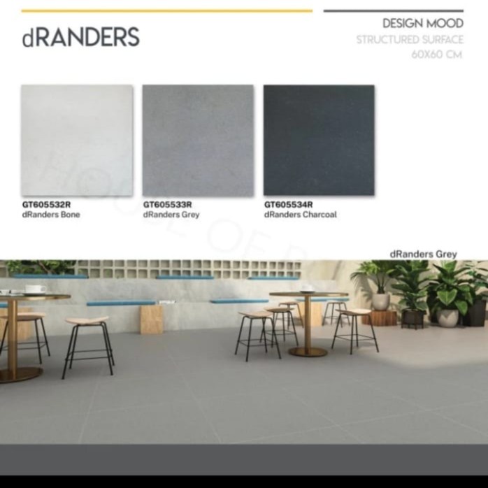 Roman Granit dRanders Grey 60x60 GRADE A