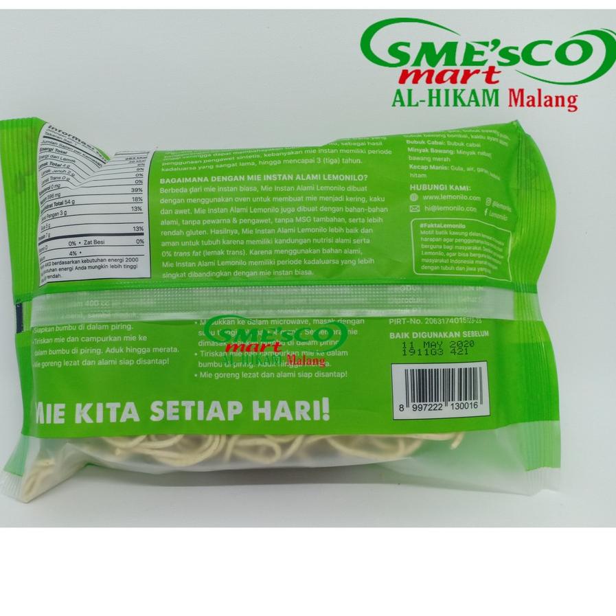 

ナ Lemonilo Mie Instan Alami Rasa Mie Goreng 77gr ゜