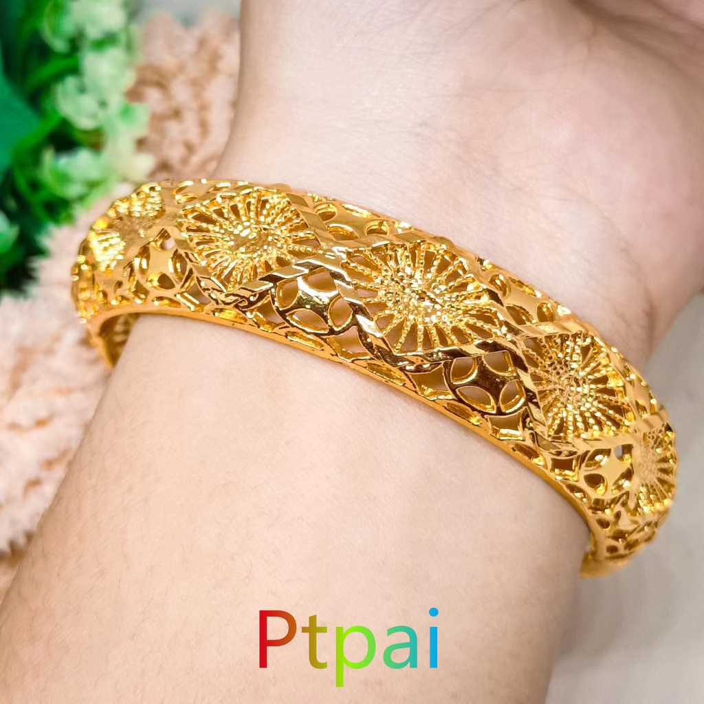 Gelang Kroncong xuping perhiasan lapis Emas 24k