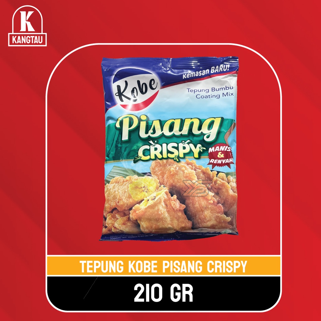 

Kobe Tepung Adonan Bakwan Pisang Tempe 200GR Dan 210GR