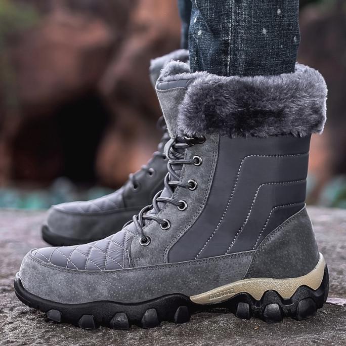 Premium Sepatu Pria Musim Dingin Winter Snow Boots Tinggi Hiking 227