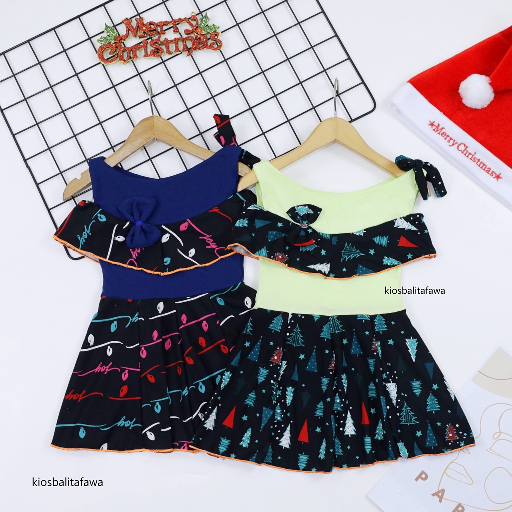 [NATAL] Dress Rachel Bayi - 3 Tahun / Baju Kensi Anak Perempuan Gaun Pesta Pakaian Export Quality