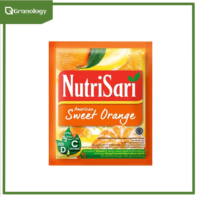 Nutrisari American Sweet Orange 10 sachet