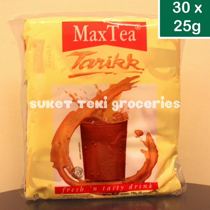 

MAX TEA TEH TARIK 30 SACHET PACK @25GR GROSIR