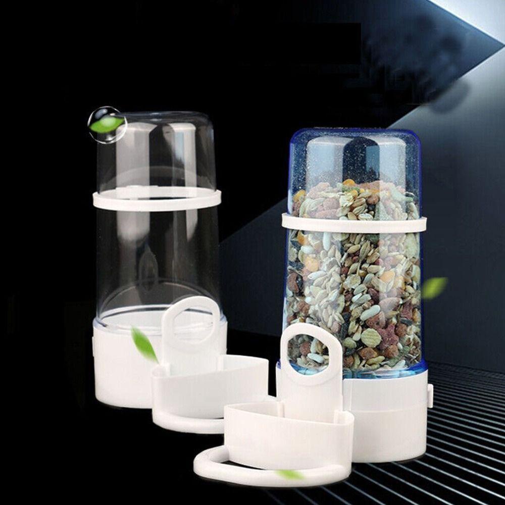 Solighter Tempat Makan Burung New Anti Splash Dispenser Makanan Plastik