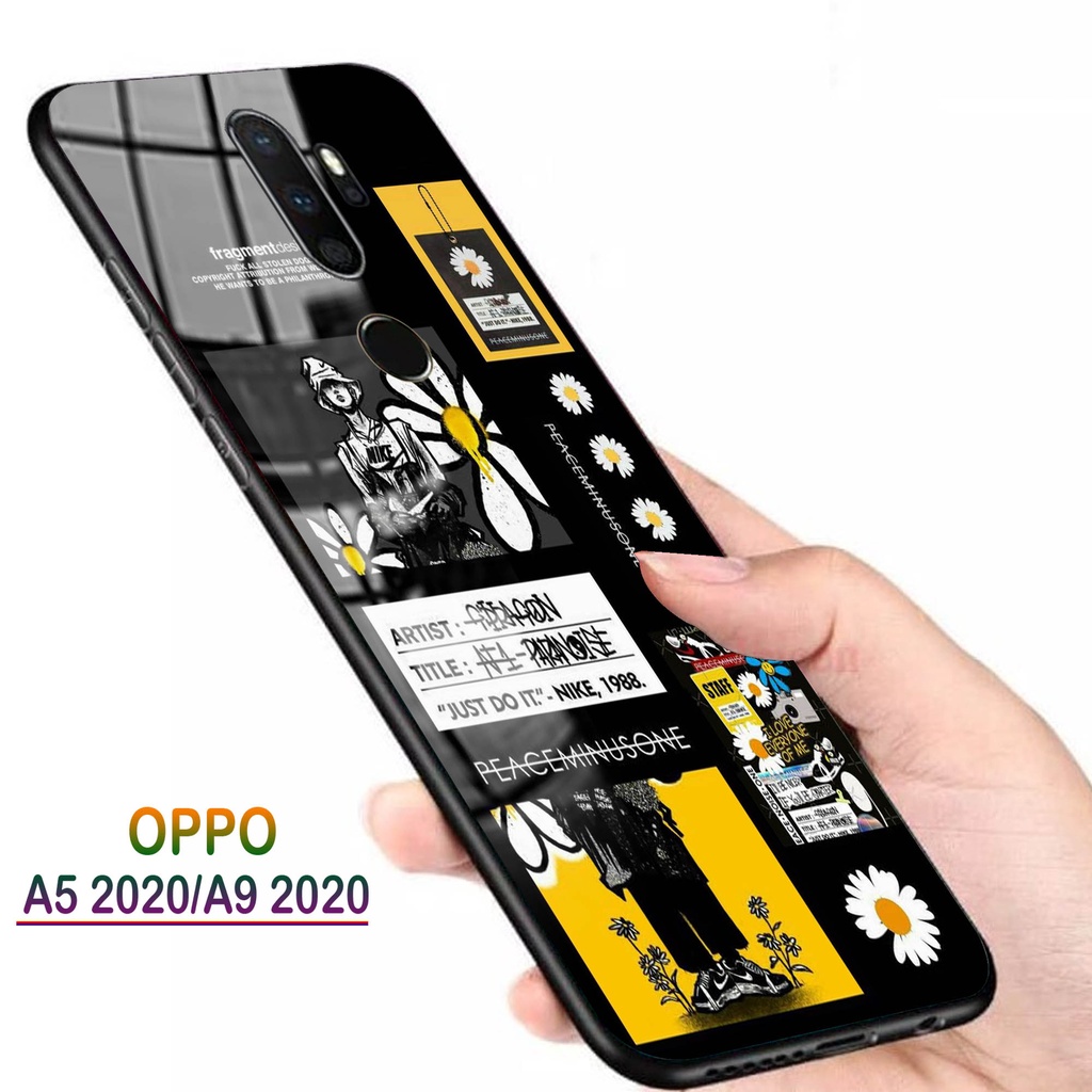 Softcase Kaca OPPO A5 2020 A9 2020 - Case Handphone A5 2020 A9 2020 [T77].