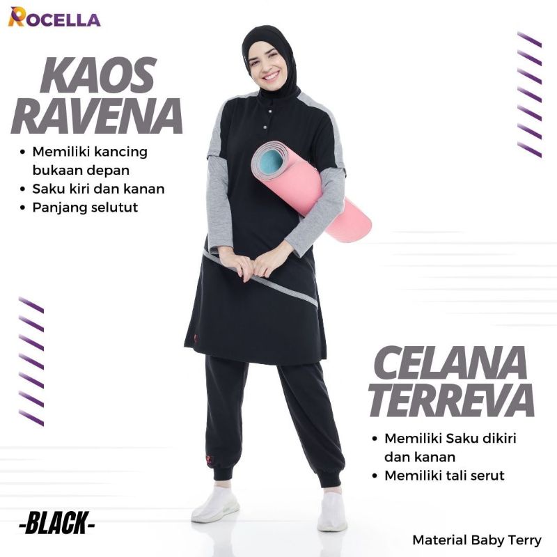 BAJU OLAHRAGA WANITA MUSLIMAH SETELAN OLAHRAGA MUSLIMAH SETELAN OLAHRAGA MUSLIM JUMBO ROCELLA KAOS